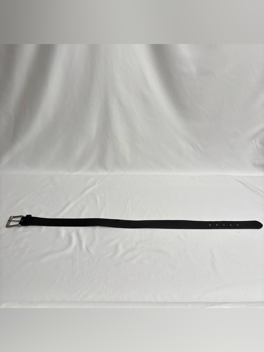 Vintage Levi Strauss Leather Belt Mens 30 Silver Buckle Western Workwear Canada - Picture 6 of 9
